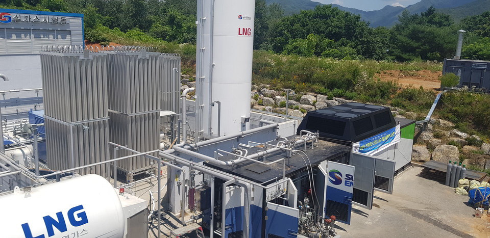 가스안전연구원이 개발한 컨테이너 타입의 '이동형 LNG액화플랜트'