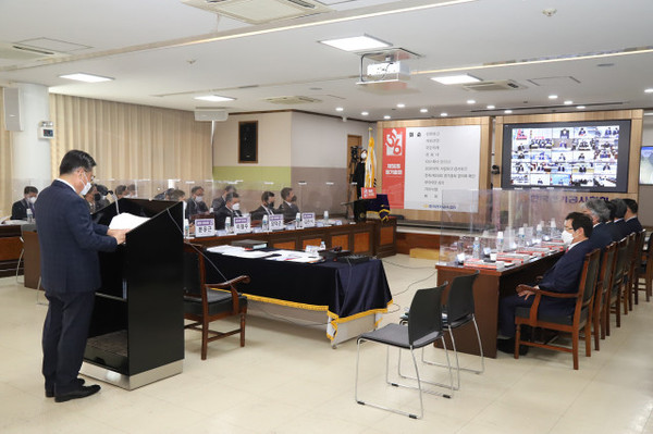 한국전기공사협회가 제56회 정기총회를 실시간 온라인 화상 시스템 방식으로 개최했다.